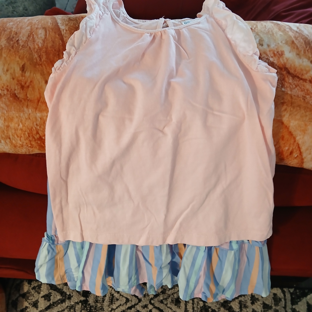 OshKosh B'gosh Girls Muti-color Skirt With Pink Top